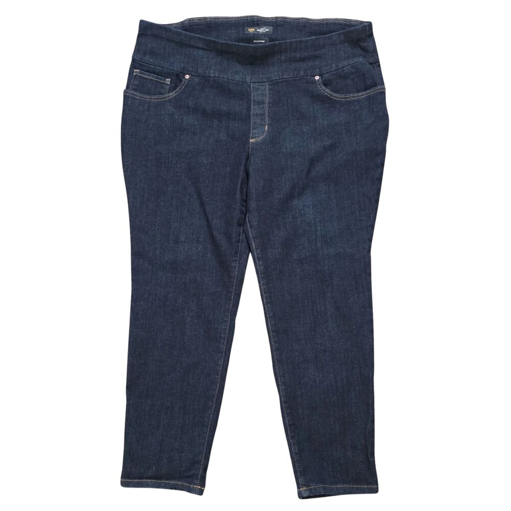 Lee Petites Womens Sculpting Slim Fit 22P Denim Stretch Skinny Leg Jeans Comfy